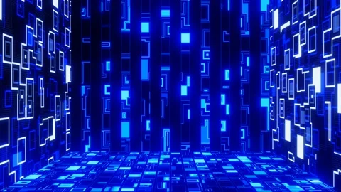 Futuristic Sci-Fi Environment VR Background Loop 4K Stock Footage 168148769