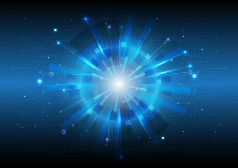 Futuristic Sci-Fi glowing HUD user. Data engineer. Digital infographic frame. イラスト素材