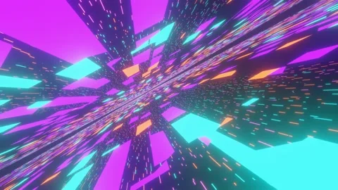 Futuristic Sci-fi holographic technology, Abstract motion graphic digital, Inter Stock Footage 234046781