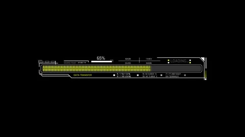 Futuristic Sci Fi HUD Horizontal Data Transfer Progress Bar Stock Footage 340546713