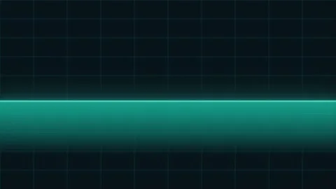 Futuristic Sci-Fi Laser Scanline Overlay on Green Screen 库存影片 345665760