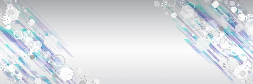 Futuristic sci fi technology background. Hi tech circuit design innovation co Stock Illustration