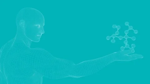 Futuristic Science Background Video stock 67988792