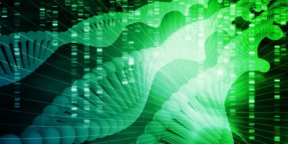 Futuristic Science Background Stock Illustration