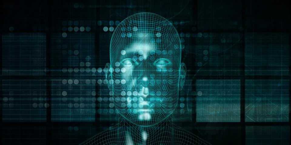 Futuristic Science Concept Stock Illustration