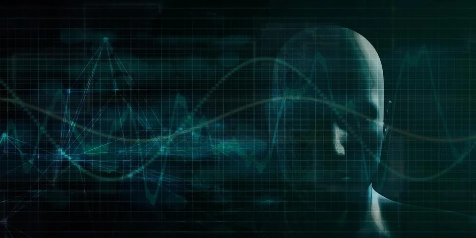 Futuristic Science Concept 库存插图