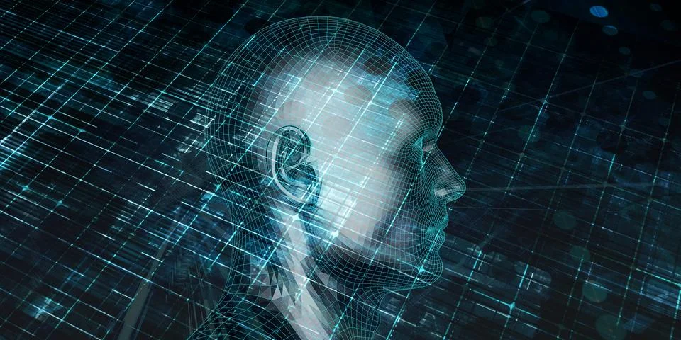 Futuristic Science Concept 库存插图