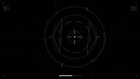 Futuristic science fiction HUD elements for web designers and video editors.. Stock Footage 326347271