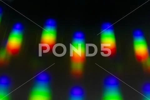 Futuristic Science Fiction Rainbow Holographic Background Compact Disc Stock Photos