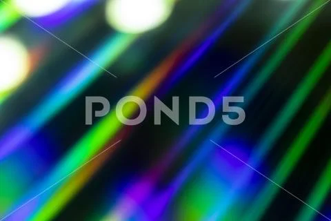 Futuristic Science Fiction Rainbow Holographic Background Compact Disc Stock Photos