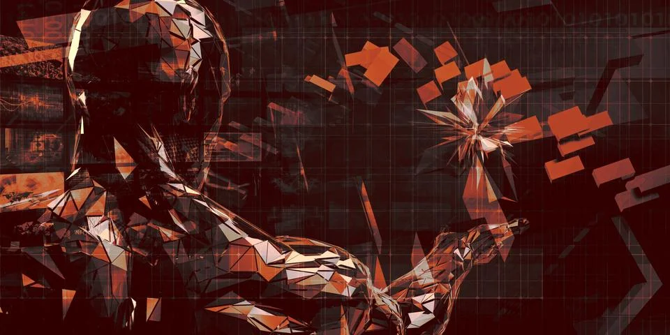 Futuristic Science Stock Illustration