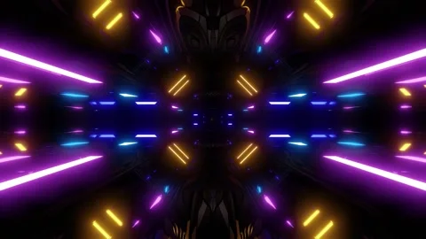 Futuristic scifi tunnel corridor with texture background wallpaper Stock Footage 160550077