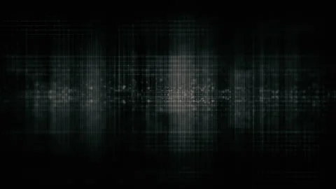 Futuristic Screen Display Data Matrix Simulation Background Видео 275810412