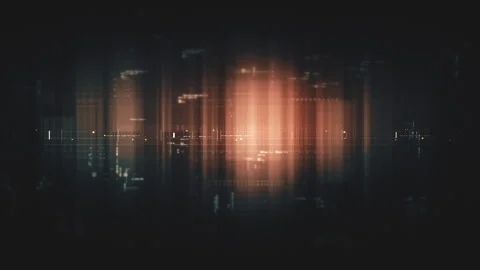 Futuristic Screen Display Data Matrix Simulation Background Stock-Footage 280180662