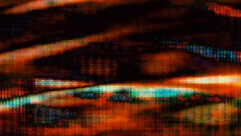 Futuristic Screen Display Pixels 10470 Stock-Illustration