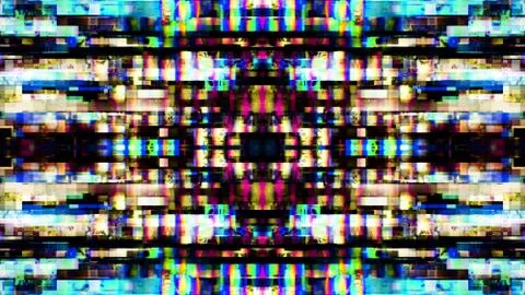 Futuristic Screen Display Pixels Stock-Illustration