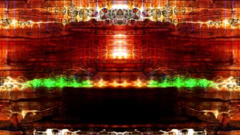 Futuristic Screen Display Pixels Stock-Illustration