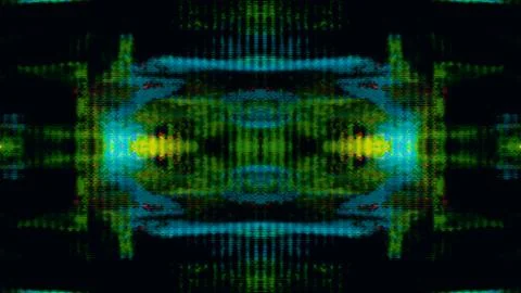 Futuristic Screen Display Pixels Stock Illustration