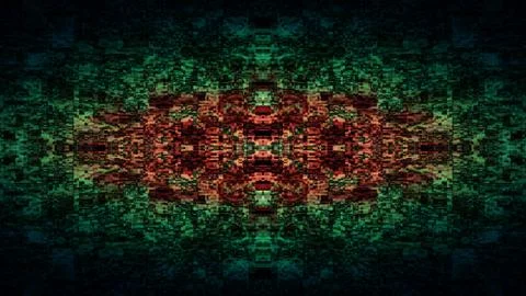 Futuristic Screen Display Pixels Stock Illustration