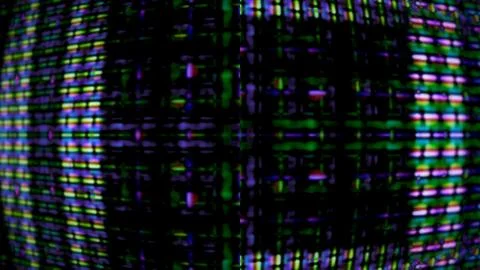 Futuristic Screen Display Pixels Stock Illustration