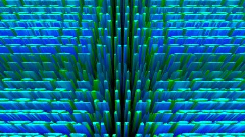 Futuristic Screen Display Pixels Stock Illustration