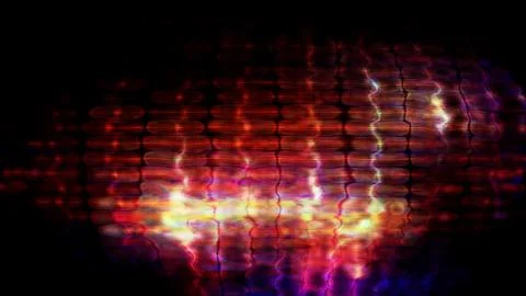 Futuristic Screen Display Pixels Stock-Fotos