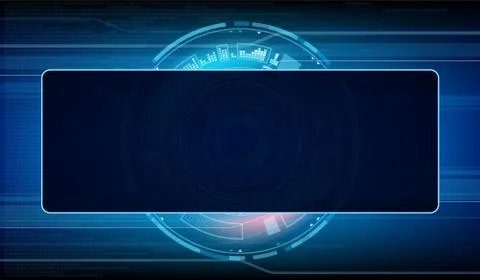 Futuristic screen of a modern device. Control panel Stock-Illustration