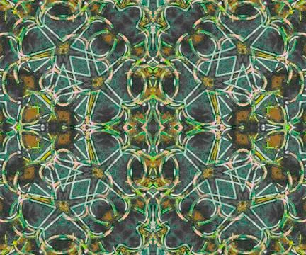 Futuristic Seamless Abstract Pattern 스톡 일러스트