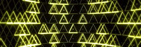 Futuristic Seamless Overlapping Triangle Pattern VJ Loop Stock Footage 340979190