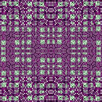 Futuristic Seamless Pattern Digital art collage technique futuristic style... Stock Photos