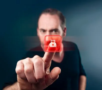 Futuristic security Stock Photos