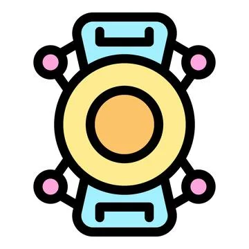 Futuristic sensor gathering data with advanced technology Stock Illustration