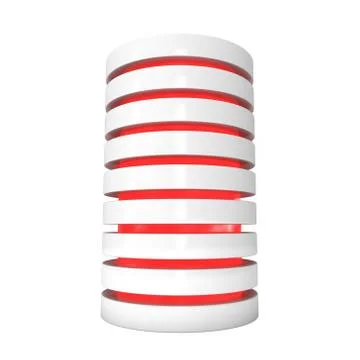 Futuristic server hard disk and database or battery cell. 스톡 일러스트
