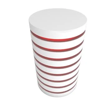 Futuristic server hard disk and database or battery cell. Illustrazione stock