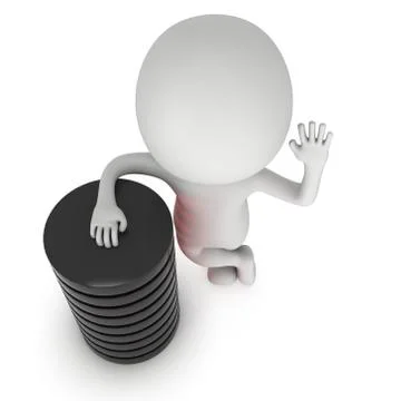 Futuristic server hard disk and database or battery cell. 스톡 일러스트