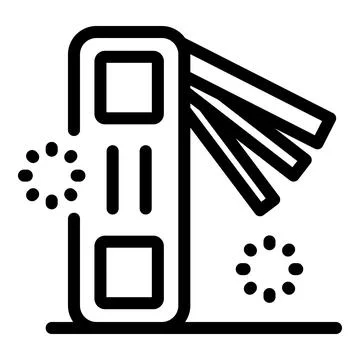 Futuristic server rack sending data packets with loading indicators イラスト素材
