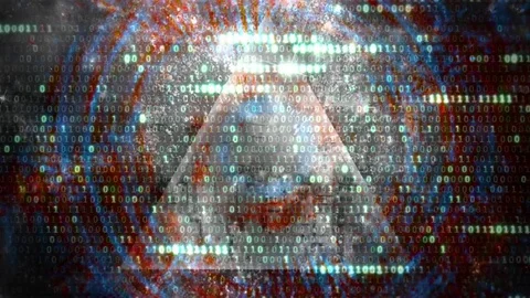 Futuristic shape 2. Stock Footage 77487851