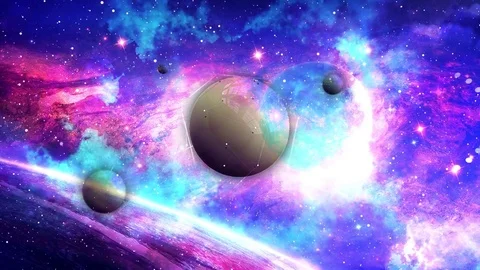 Futuristic shape. Abstract, Background, Space. Stock Footage 77489783