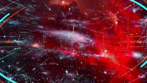 Futuristic shape. Background for computer. Video stock 77256555