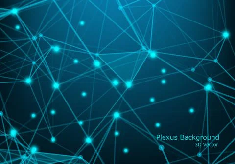 Futuristic shape. Computer generated abstract background Stock Illustration