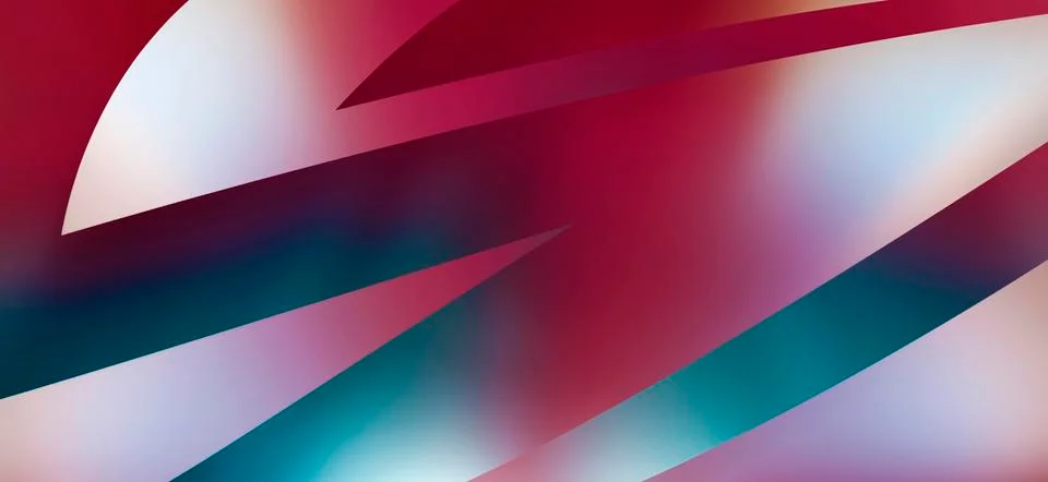 Futuristic sharp angle shapes on a multi colored background 스톡 일러스트