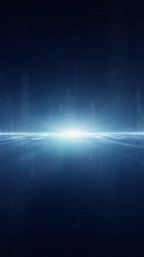 Futuristic shiny digital abstract road network vertical loop animation Stock Footage 345523945