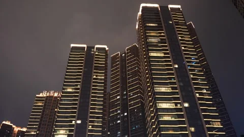 Futuristic Skyscraper in China Video stock 340579540