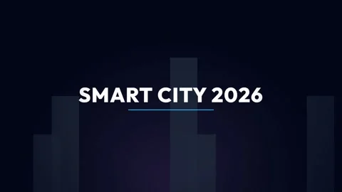 Futuristic smart city development concept graphic with data analytics and d.. Stock Footage 336805905