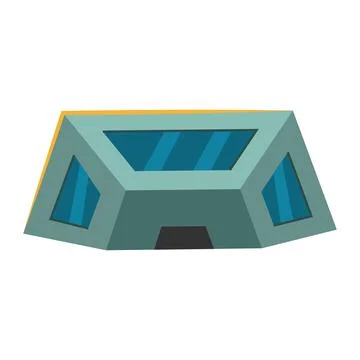Futuristic smart house. Vector Stock Illustration