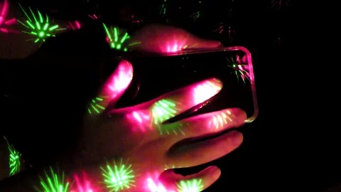 Futuristic smartphone usage Stock Footage 72158890