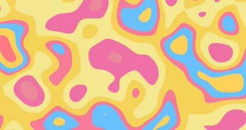 Futuristic smooth gradient motion background. dynamic abstract line waving loop Stock Footage 234825179