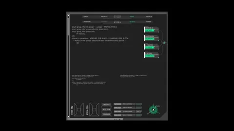 Futuristic Source Code Dashboard With Runtime Process Modules Vidéo 341356037