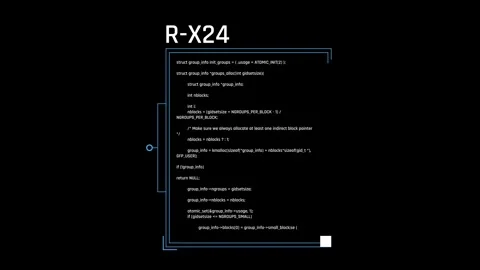 Futuristic Source Code Module With Programming Script Data Structure Stock Footage 341356020