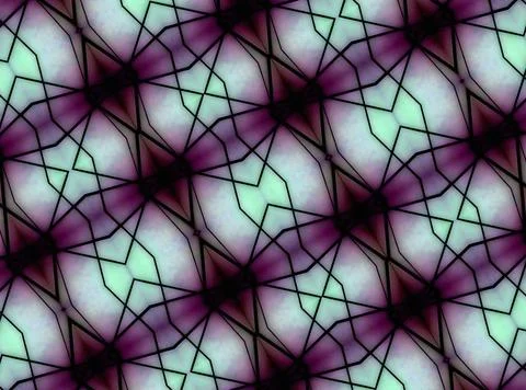  Futuristic Space Geometric Pattern Geometric space background in magenta ... Foto stock